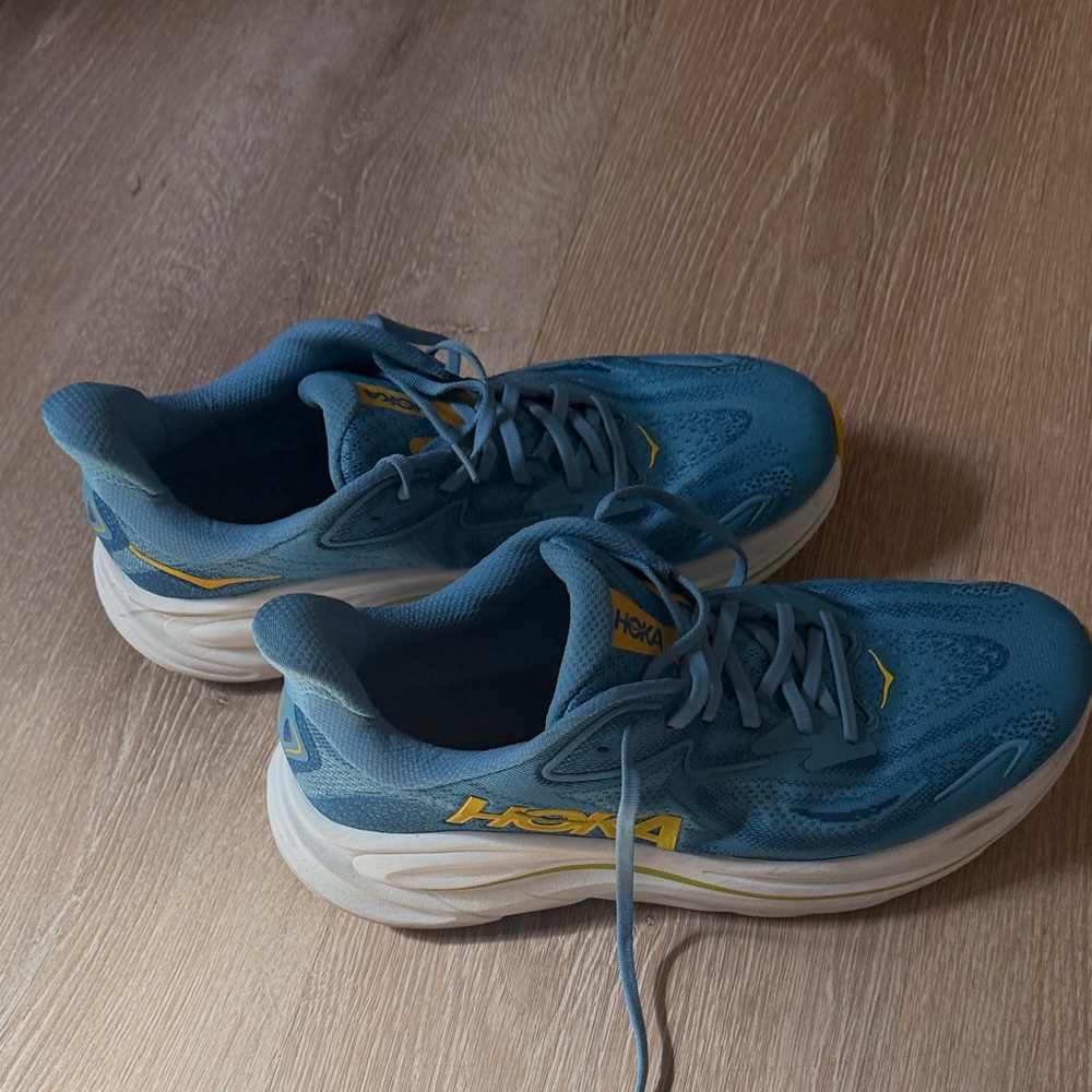 Hoka One One Men's Light Blue Athletic Running Shoes
